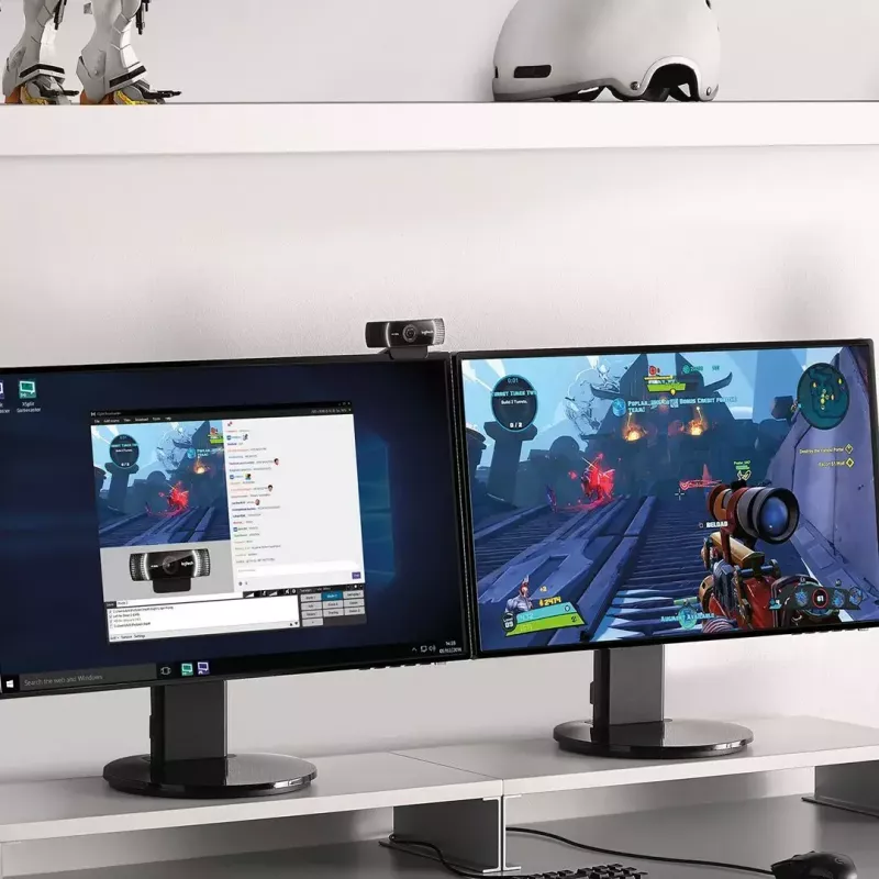 Logitech C922 1920 x 1080 píxeles USB negro webcam