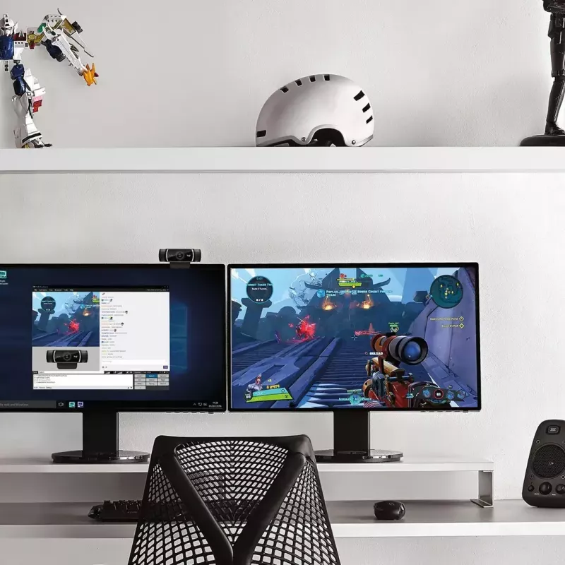 Logitech C922 1920 x 1080 píxeles USB negro webcam