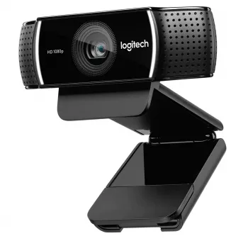 Logitech C922 1920 x 1080 píxeles USB negro webcam