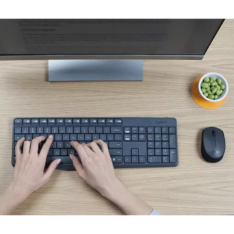 Conjunto de teclado y ratón inalámbricos Logitech MK235