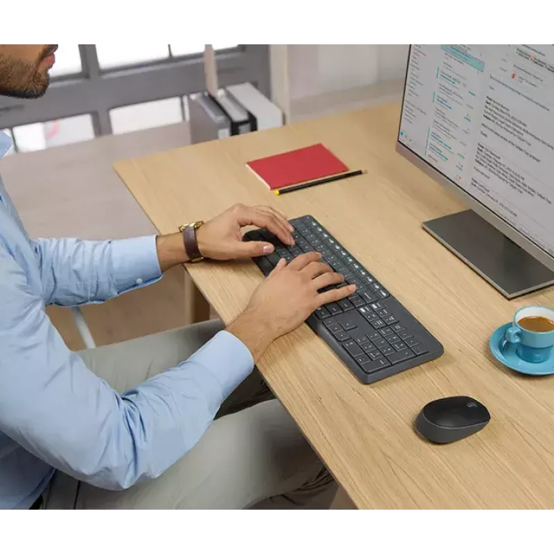 Conjunto de teclado y ratón inalámbricos Logitech MK235