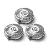 Cabezales de afeitado de repuesto para maquinilla eléctrica Philips SHAVER Series 5000 SH50/50, 3 cabezales, cromo
