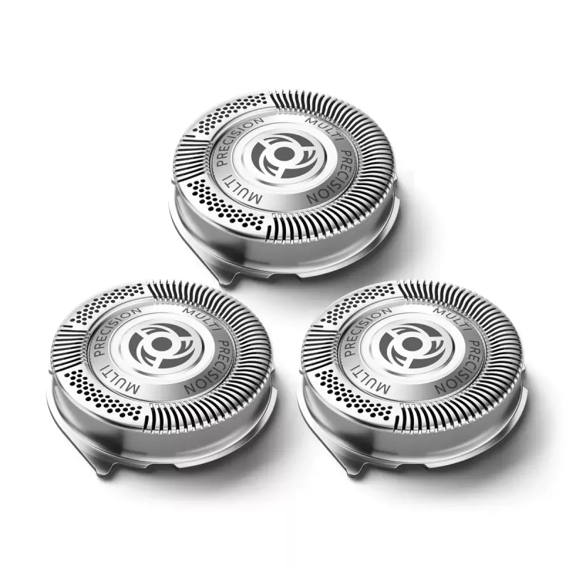 Cabezales de afeitado de repuesto para maquinilla eléctrica Philips SHAVER Series 5000 SH50/50, 3 cabezales, cromo