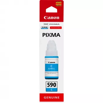 Canon GI-590 botella de tinta cian, Canon, cian, 70 ml, Japón, 1 ud.