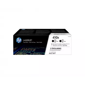 HP 410X pack de 2 cartuchos de tóner Original LaserJet de alto rendimiento negro