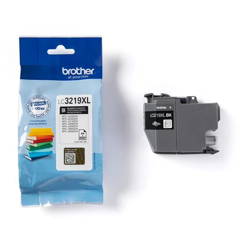Brother LC3219XLBK cartucho de tinta 1 ud. Original negro