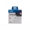 Brother DK-22251 cinta de etiquetas, negro y rojo sobre blanco
