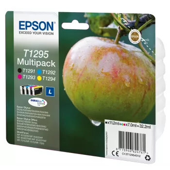 Cartucho de tinta Epson multipack T1295 negro cian magenta amarillo