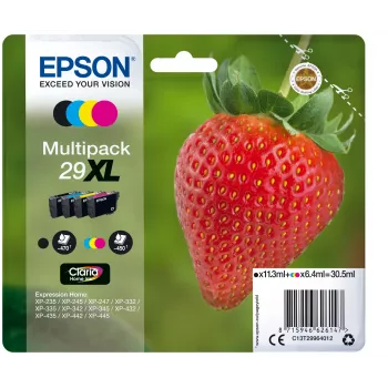 Epson cartucho de tinta C13T29964012 29XL XL negro cian magenta amarillo