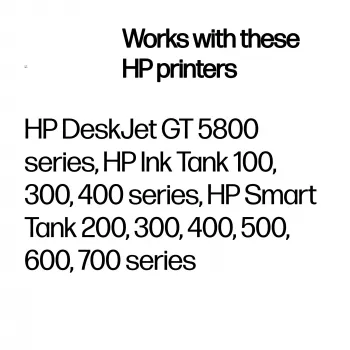 HP GT52 amarillo botella de tinta Original