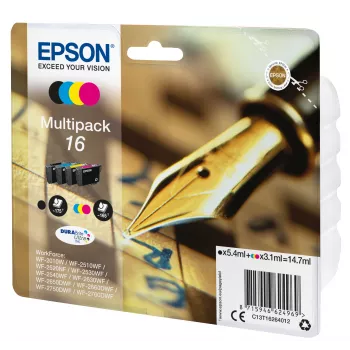 Cartucho de tinta Epson C13T16264012 multipack BK,C,M,Y