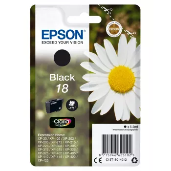 Epson Daisy pack individual negro 18 tinta Claria Home