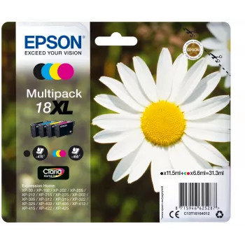 Epson Daisy multipack 4 colores 18XL tinta Claria Home