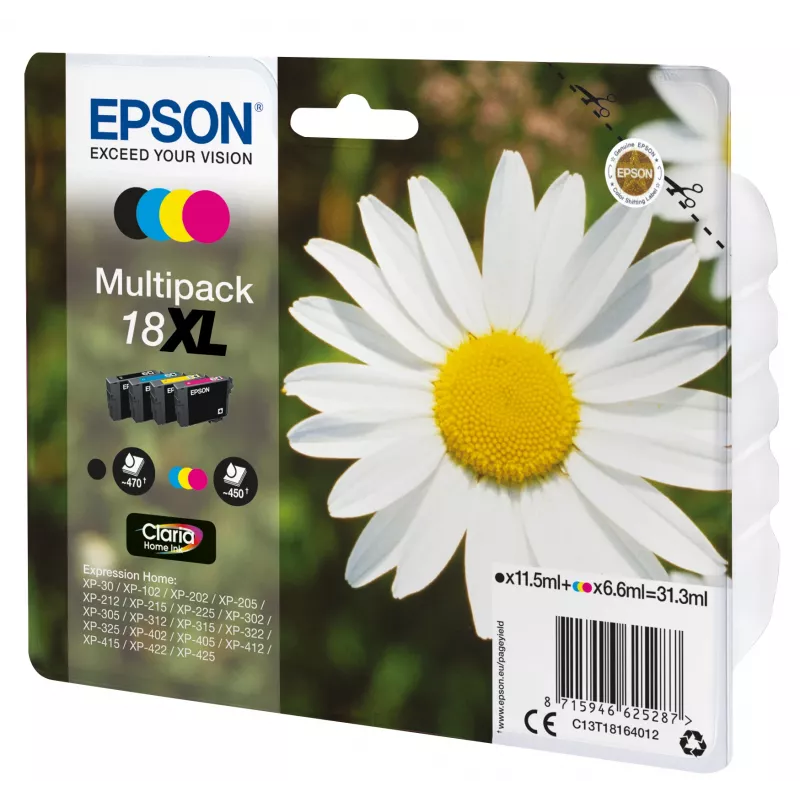 Epson Daisy multipack 4 colores 18XL tinta Claria Home