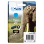 Epson Elephant pack individual cian 24 tinta Claria Photo HD, rendimiento estándar, cian, tinta de colorante, 4,6 ml, 1 ud., 360 páginas