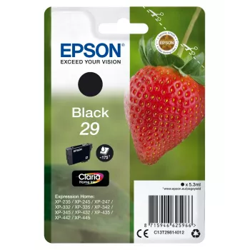 Epson Strawberry pack individual negro 29 tinta Claria Home