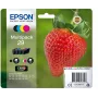 Epson Strawberry multipack 4 colores 29 tinta Claria Home