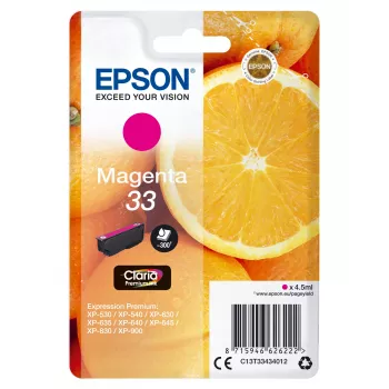 Epson Oranges pack individual magenta 33 tinta Claria Premium