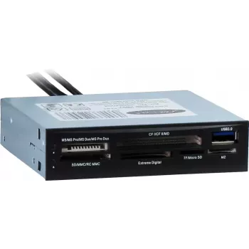 Lector de tarjetas Inter-Tech CI-01 USB 3.2 Gen 1 interno negro