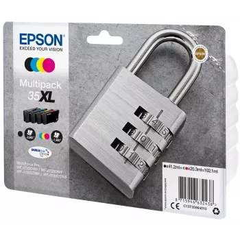 Epson Padlock multipack 4 colores 35XL tinta DURABrite Ultra