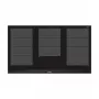 Placa de cocina Siemens EX975LXC1E negra, acero inoxidable placa de inducción integrable con 5 zonas