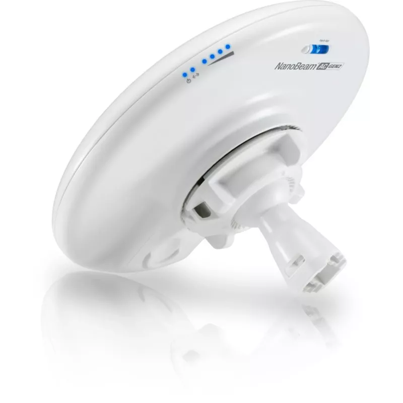 Punto de acceso UBIQUITI NETWORKS Nano Beam Ac Gen2 Nbe-5ac-gen2 Airmax Atheros MIPS 74kc blanco