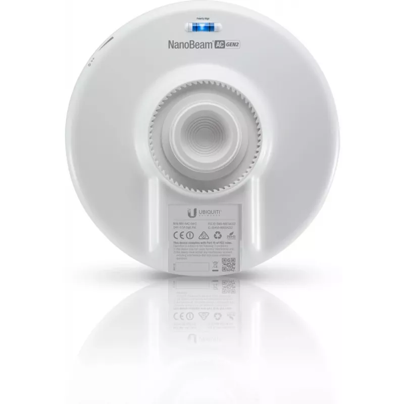 Punto de acceso UBIQUITI NETWORKS Nano Beam Ac Gen2 Nbe-5ac-gen2 Airmax Atheros MIPS 74kc blanco