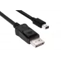 Club 3D CAC-1115 cable de Mini DisplayPort 1.4 a DisplayPort 1.4, HBR3, 8K60Hz, 2 m, negro