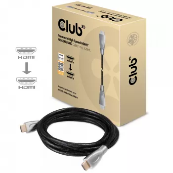 Cable CLUB3D Premium High Speed HDMI™ 2.0 4K60Hz UHD 1 m / 3,28 ft