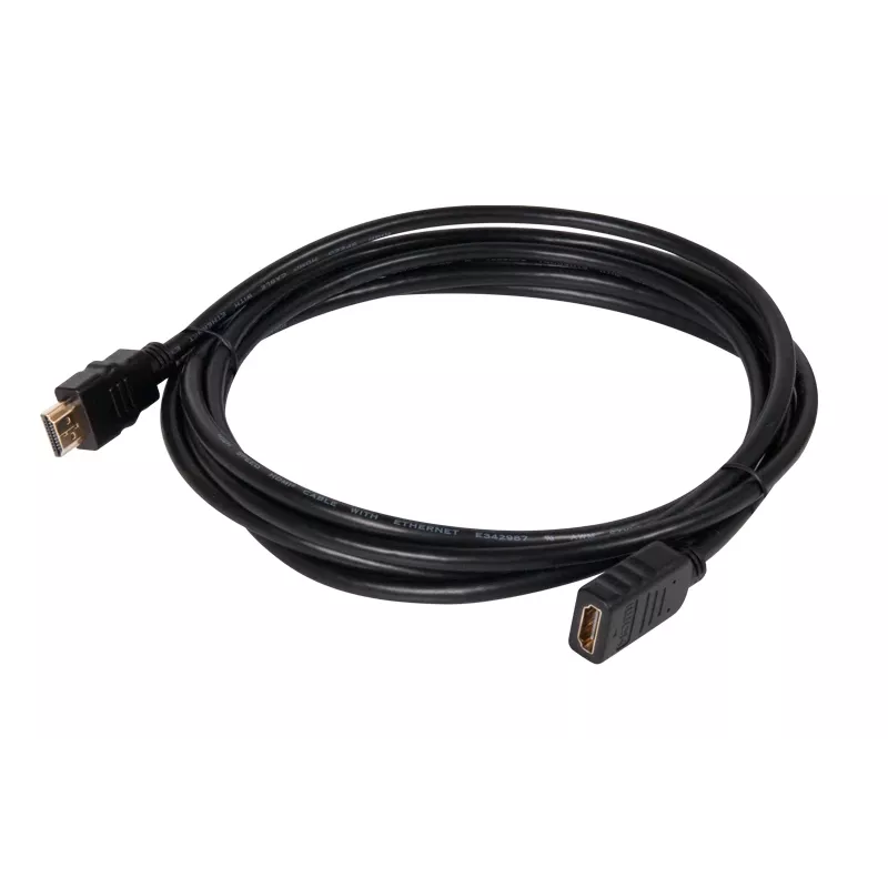 Club 3D CAC-1321 cable alargador High Speed HDMI 2.0, 4K60Hz, macho/hembra, 3 m, negro