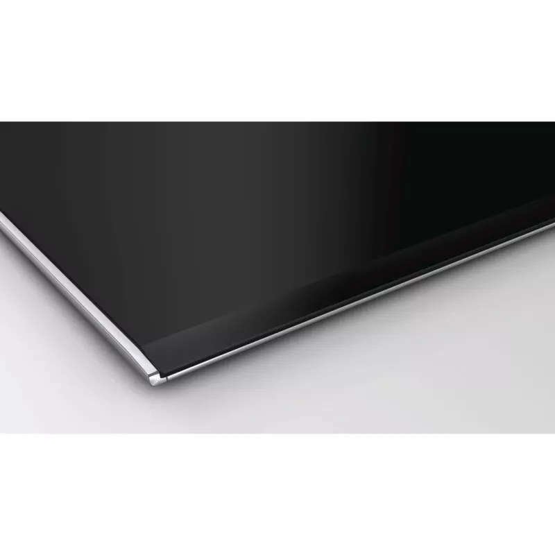 Placa de cocción Bosch Serie 8 PKN675DP1D negra, acero inoxidable de encastre placa vitrocerámica 4 zona(s)