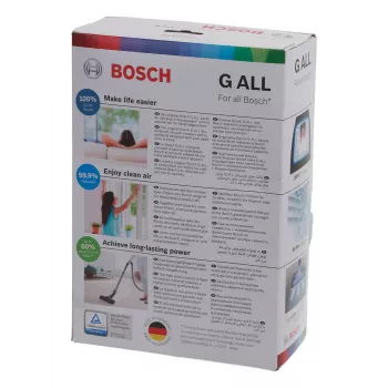 Accesorio para aspirador Bosch BBZ 41FGALL — 4 bolsas de polvo y 1 filtro, peso 0,14 kg, envase compacto