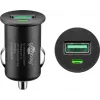 Adaptador de carga para coche Goobay 18 W Quick Charge 3.0 negro