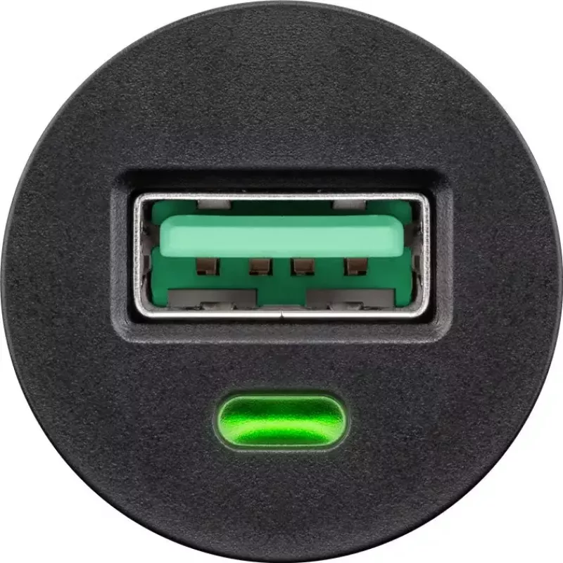Adaptador de carga para coche Goobay 18 W Quick Charge 3.0 negro