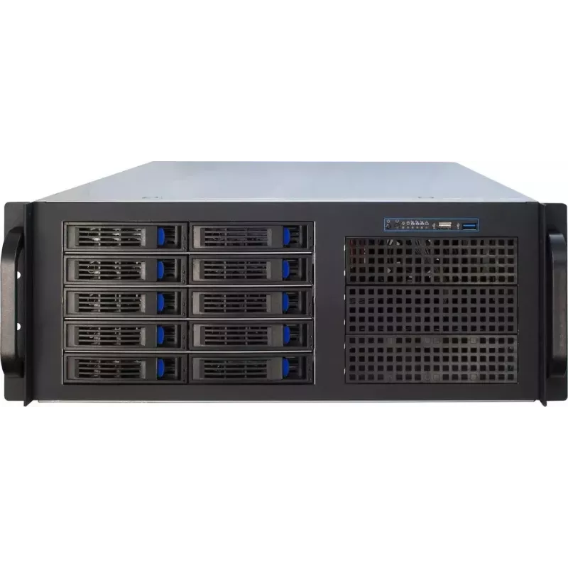 Caja de servidor Inter-Tech IPC 4U-4410 rack negra