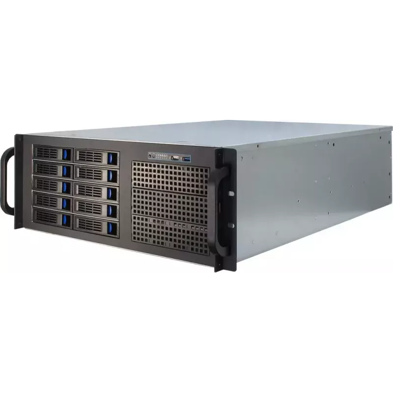 Caja de servidor Inter-Tech IPC 4U-4410 rack negra