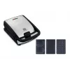 Tefal Snack Collection SW852D Sandwichera 700 W negra, acero inoxidable