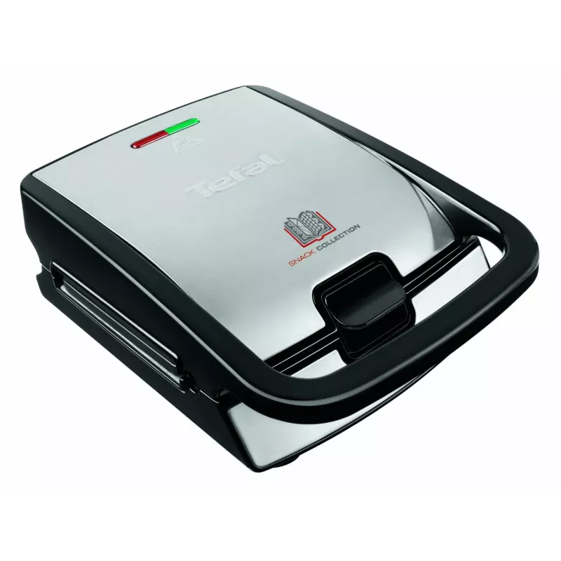 Tefal Snack Collection SW852D Sandwichera 700 W negra, acero inoxidable