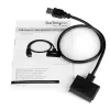 StarTech.com Cable SATA a USB con UASP, negro, 6 Gbit/s, CE, FCC, 0 – 60 °C, -10 – 70 °C, 49 mm