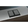 Siemens EX675LXC1E Placa de cocina negra, acero inoxidable placa de inducción empotrable 4 zona(s)