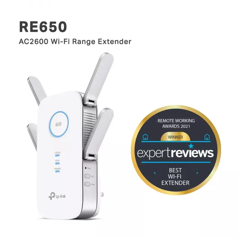 TP-Link RE650 Extensor de red transmisor de red blanco 10, 100, 1000 Mbit/s