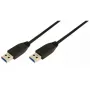 LogiLink CU0038 cable USB 3.0, USB-A M/M, 1 m, negro