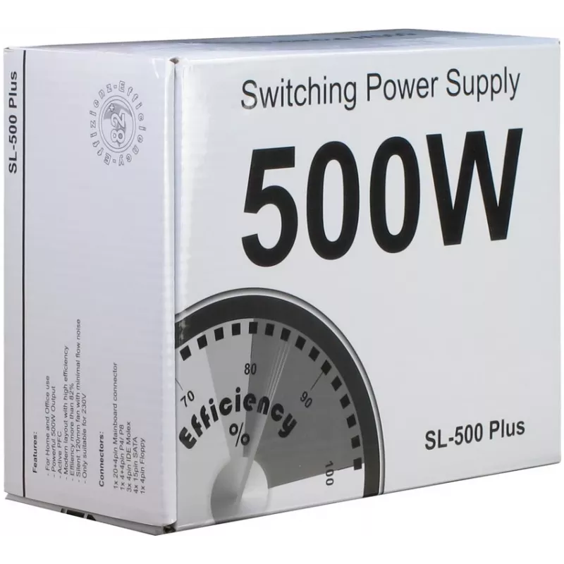 INTER-TECH Fuente de alimentación SL-500 Plus 500W ATX