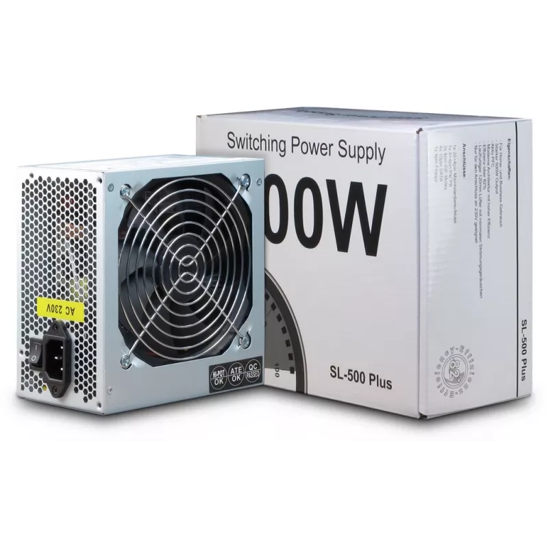 INTER-TECH Fuente de alimentación SL-500 Plus 500W ATX
