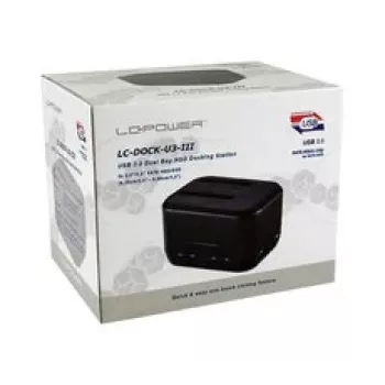 Estación de acoplamiento para discos duros LC-Power LC-DOCK-U3-III