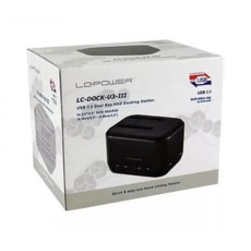 Estación de acoplamiento para discos duros LC-Power LC-DOCK-U3-III