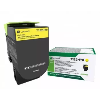 Tóner Lexmark 71B2HY0 3000 páginas amarillo