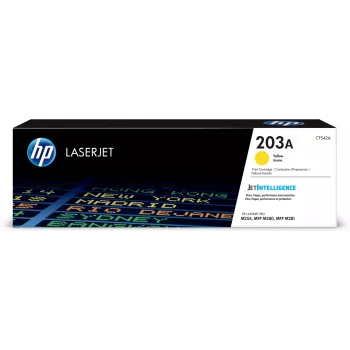Cartucho de tóner original HP 203A amarillo LaserJet