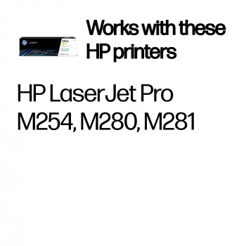 Cartucho de tóner original HP 203A amarillo LaserJet