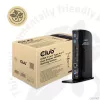 Estación de acoplamiento CLUB3D USB3.2 Gen1 tipo A o C doble pantalla 4K60Hz DisplayLink® certificada